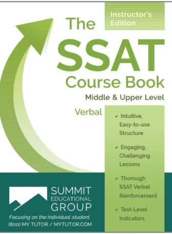 SSAT Verbal Instructors Edition